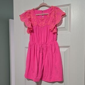 Lilly Pulitzer Bright Pink Kids Romper
